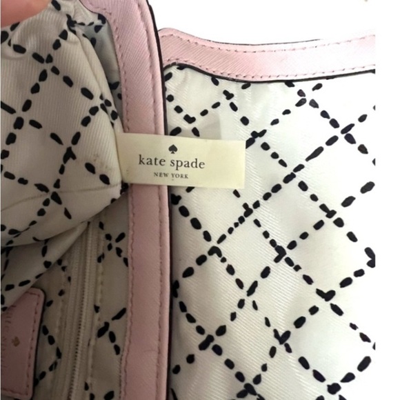 Kate Spade Pink Blush gold hardware Shoulder Bag GUC - Picture 7 of 8